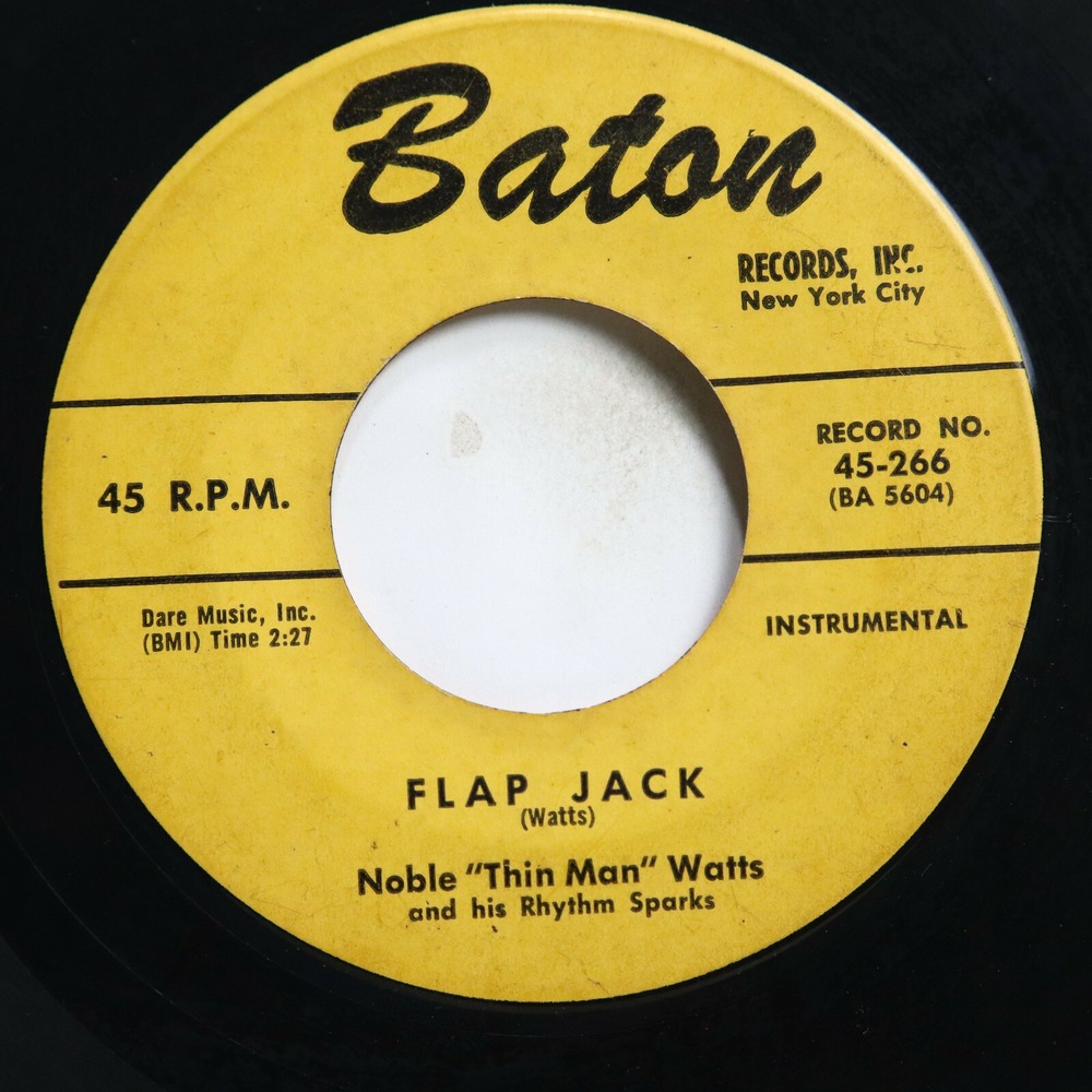 NOBLE "THIN MAN" WATTS - FLAP JACK / HOT TAMALES - SOUL 45